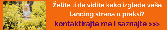 Želite li da vidite kako izgleda vaša landing strana u praksi?
