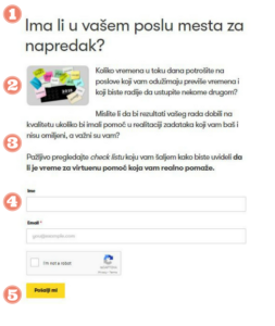 Landing page