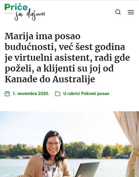 Članak za portal Priče sa dušom