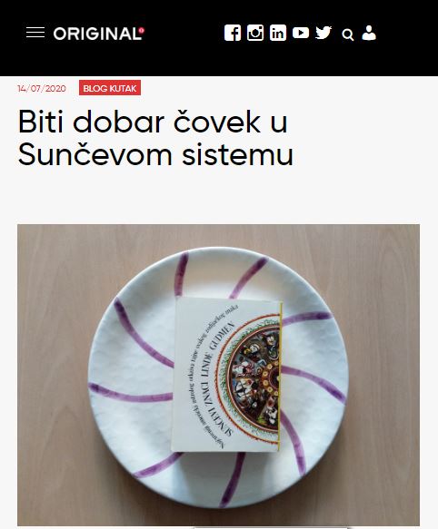 Original Magazin - Biti dobar čovek u sunčevom sistemu