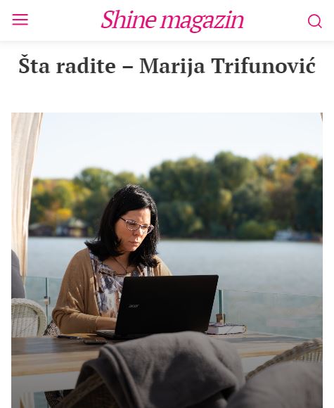 Shine Magazin - Šta radite